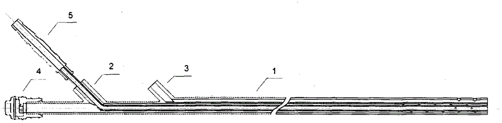 Dual-purpose three-cavity drainage tube for washing abdominal cavity and chest cavity