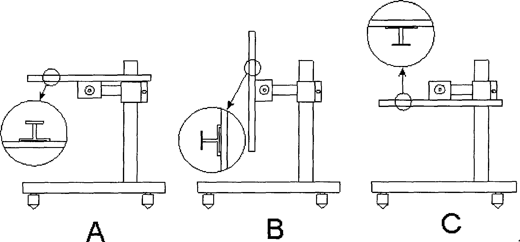 Test system of animal foot-face contact counter force