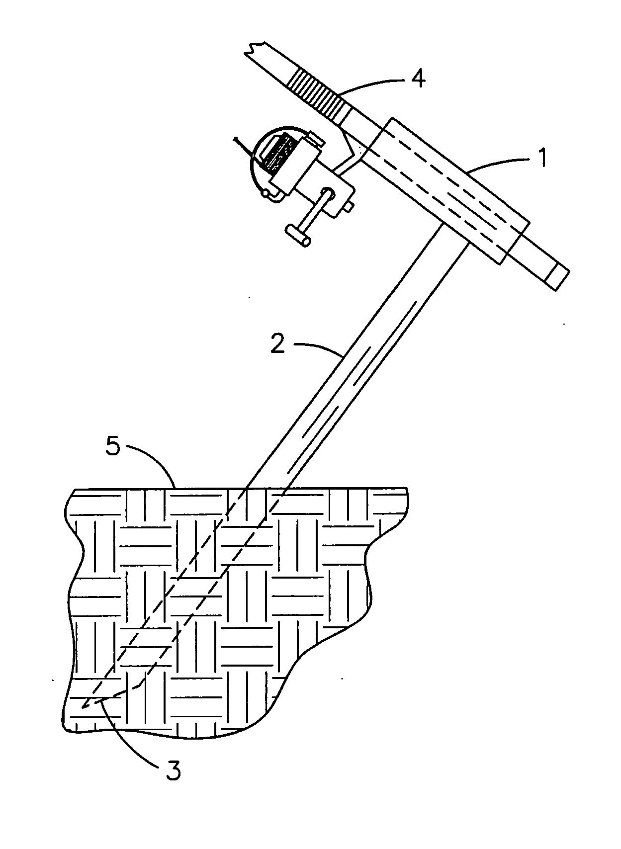 Fishing pole holder and method