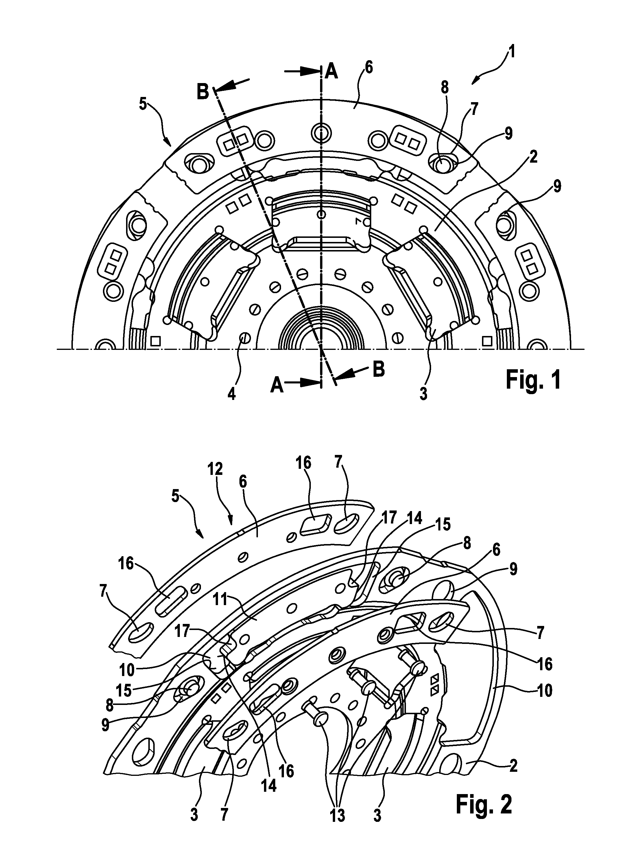 Rotary vibration damper with centrifugal force pendulum