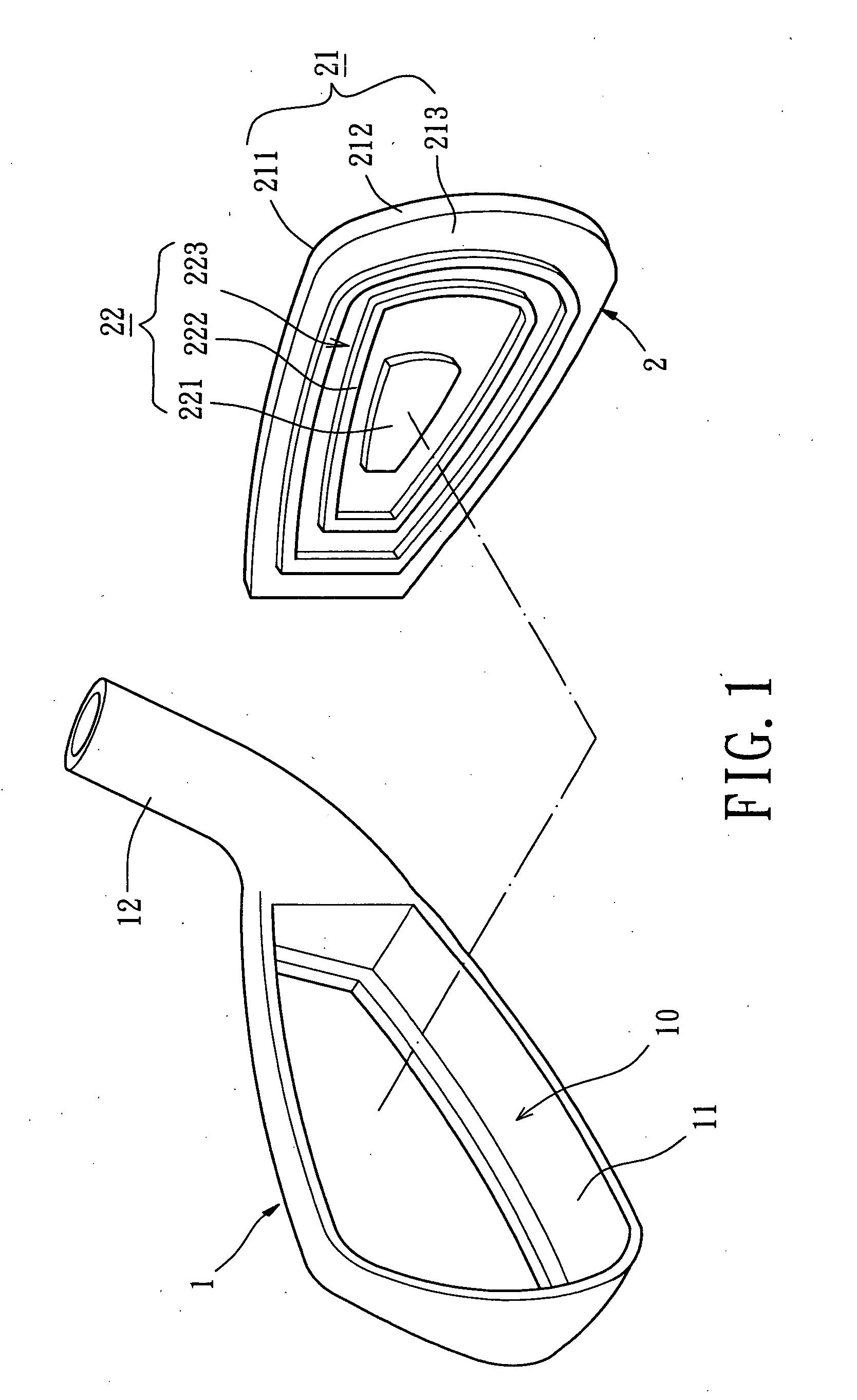 Golf club head having a complex plate formed with an upraised protrusion structure