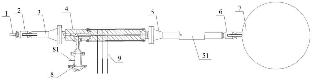 An adjustable low-pressure ignition experimental system for studying sub-supermixed flow