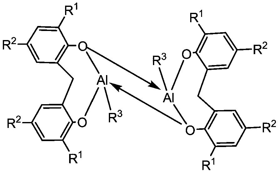 Method for catalyzing vinyl monomer polymerization by using hindered Lewis acid-base pairs based on binuclear aluminum Lewis acid