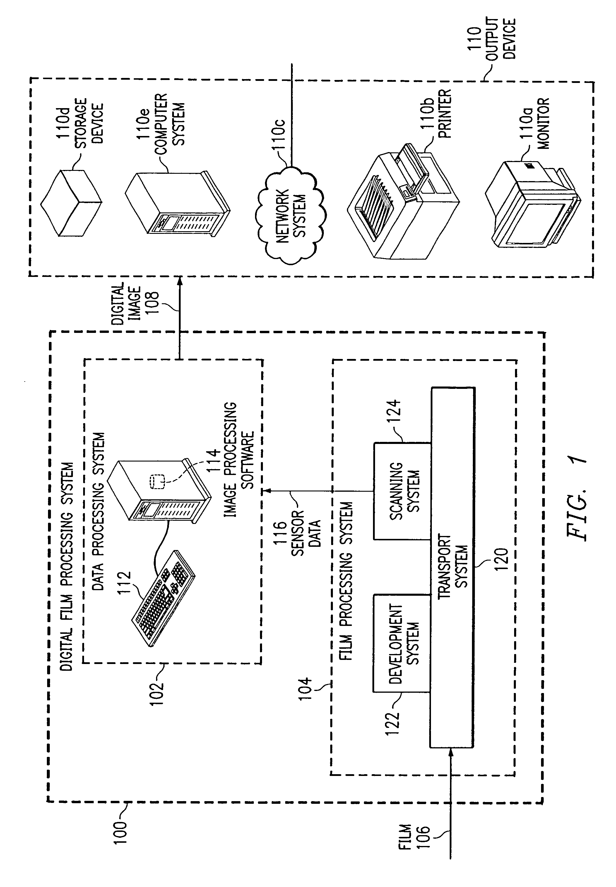 Real time frame detection in a film scanner