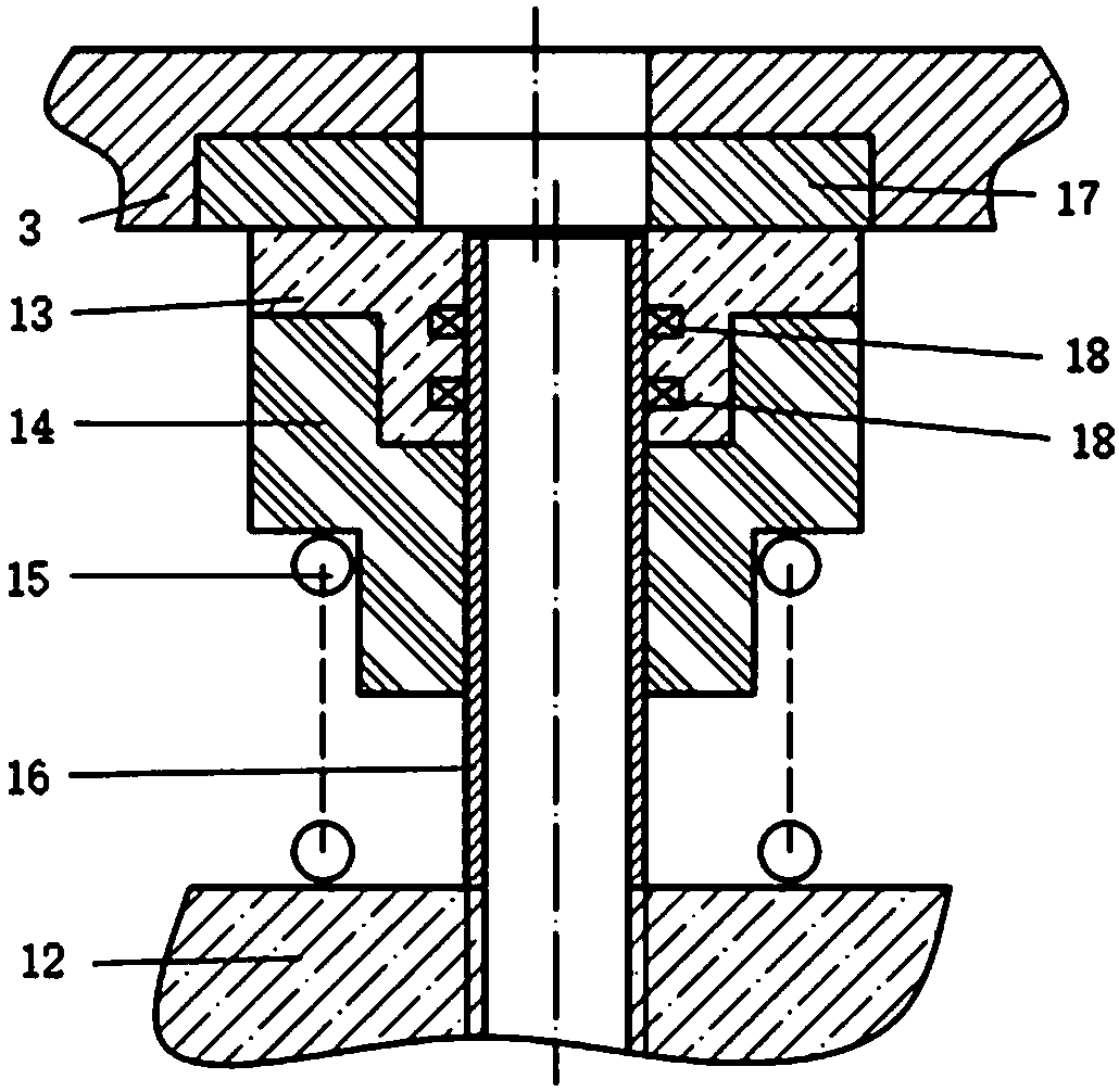 Vortex-disc movable-static connector and water-cooling non-oil scroll compressor