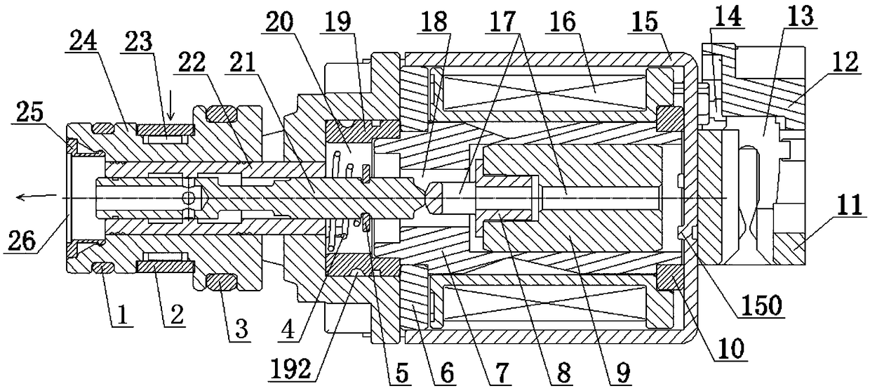 Fluid-control solenoid valve structure