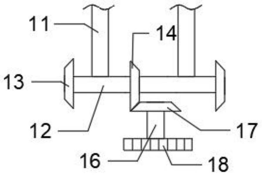 Automatic metal material polishing device