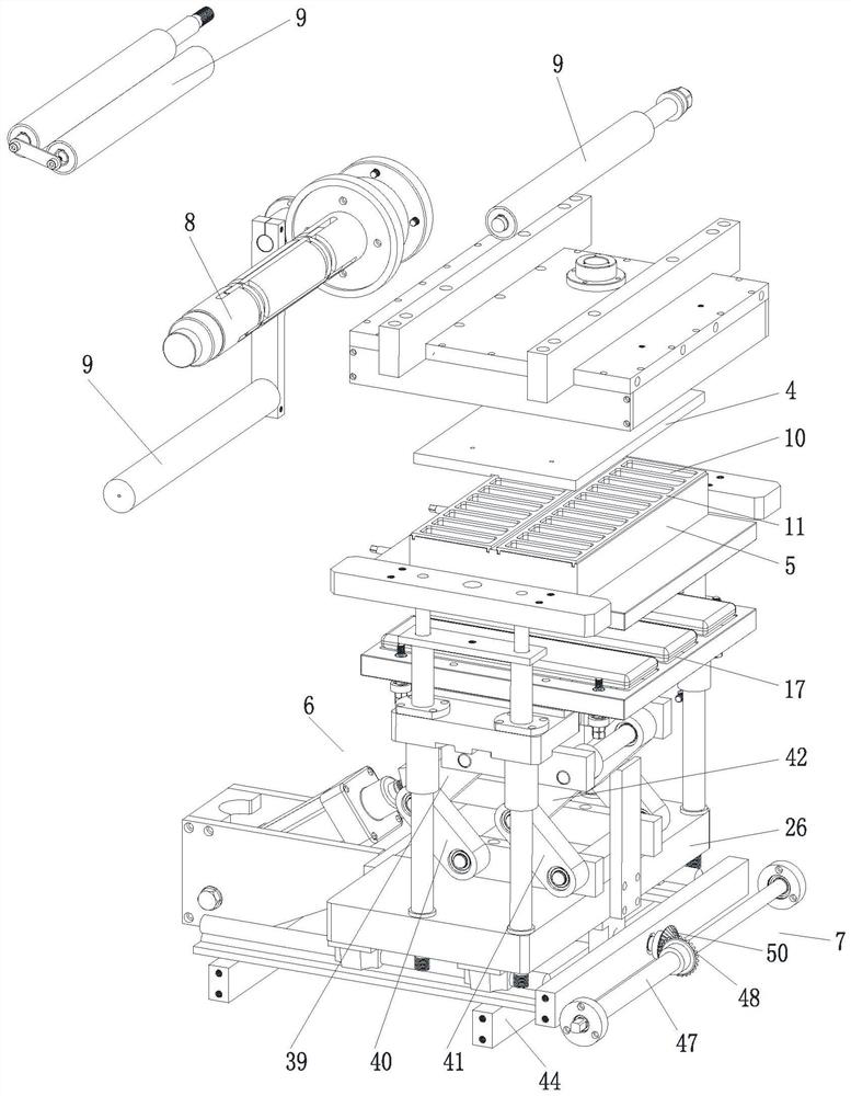 Heat sealing mechanism on medical product blister packaging machine