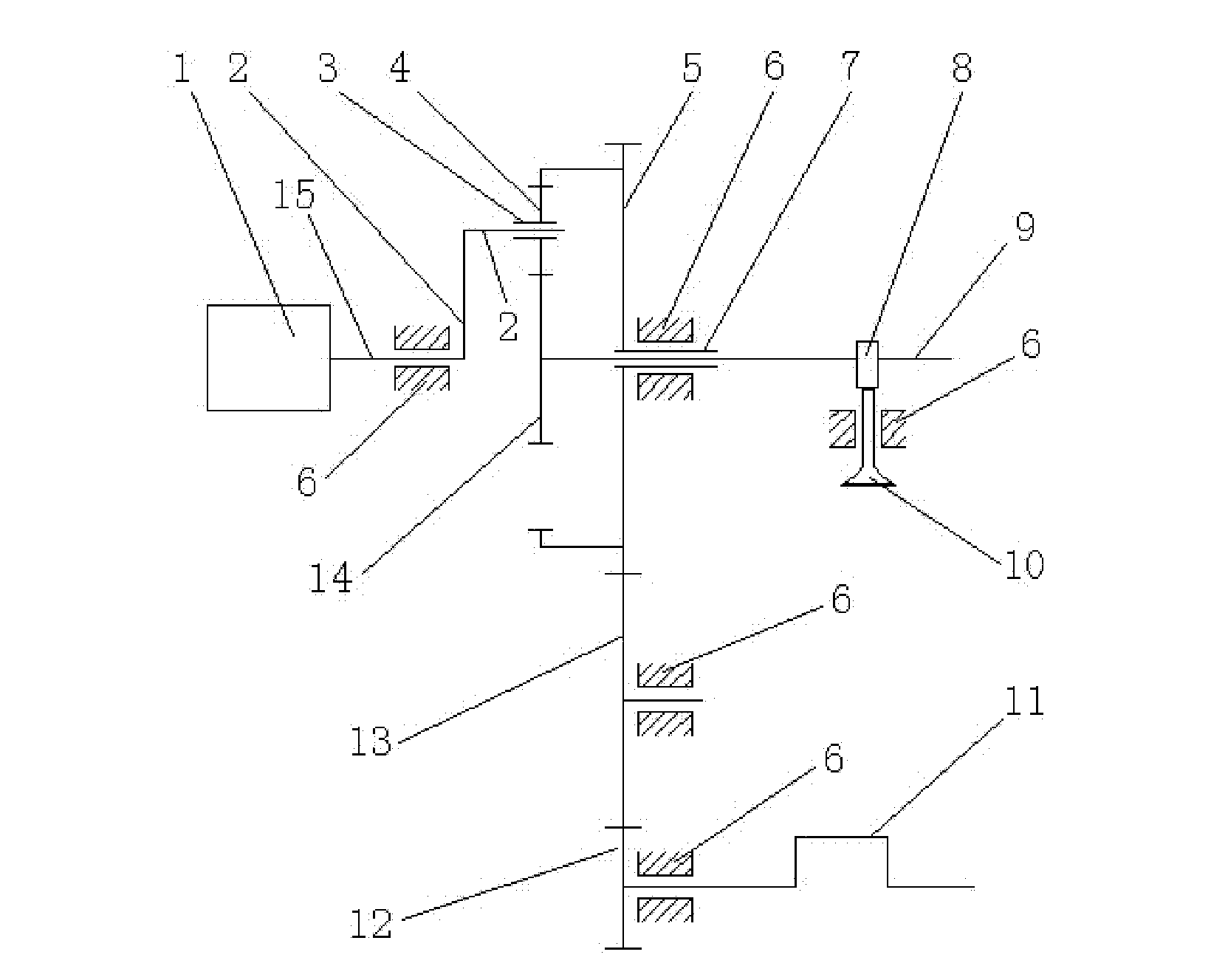 Continuous and mechanical variable valve timing adjusting device for internal combustion engine