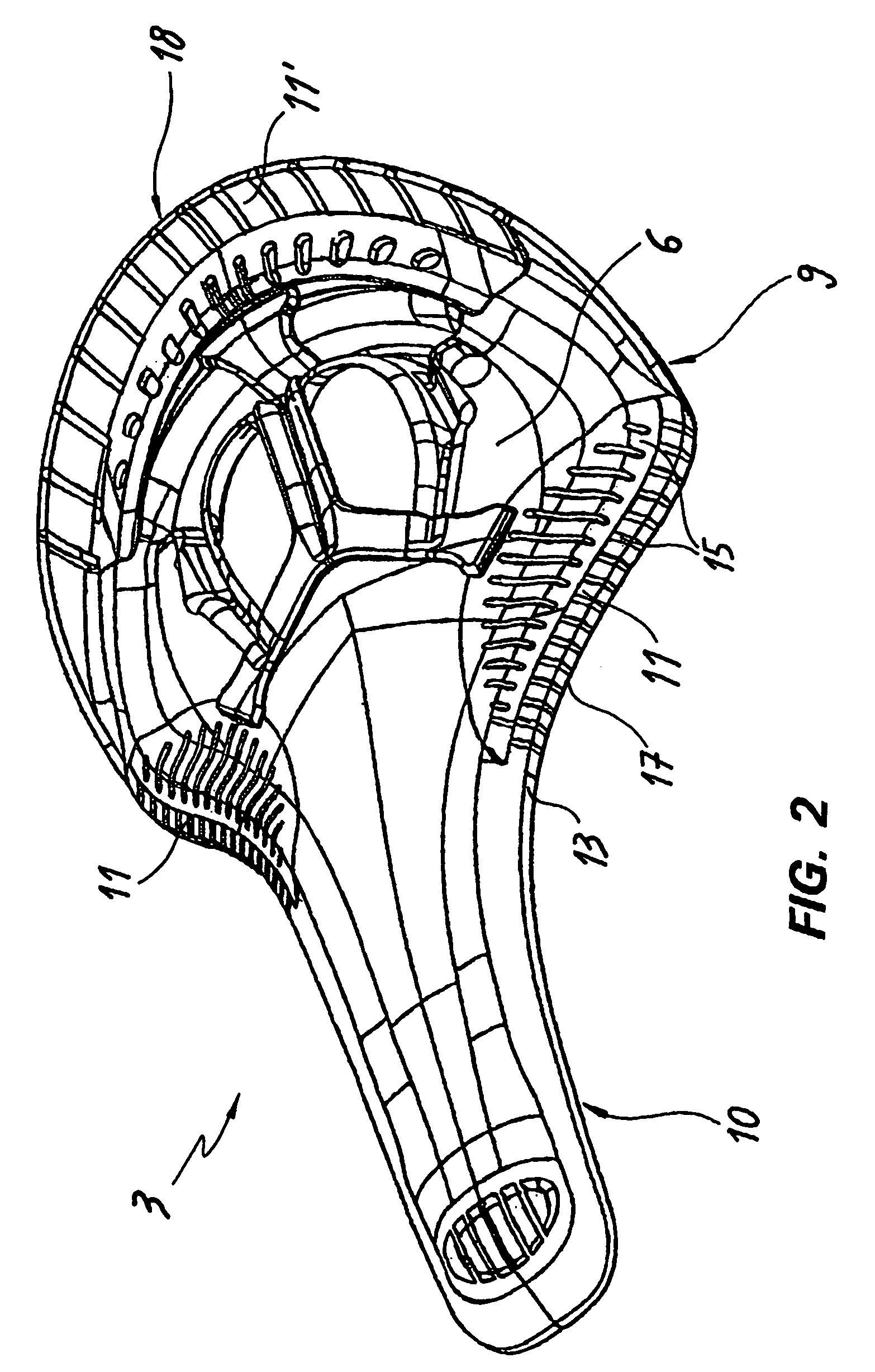 Saddle support structure