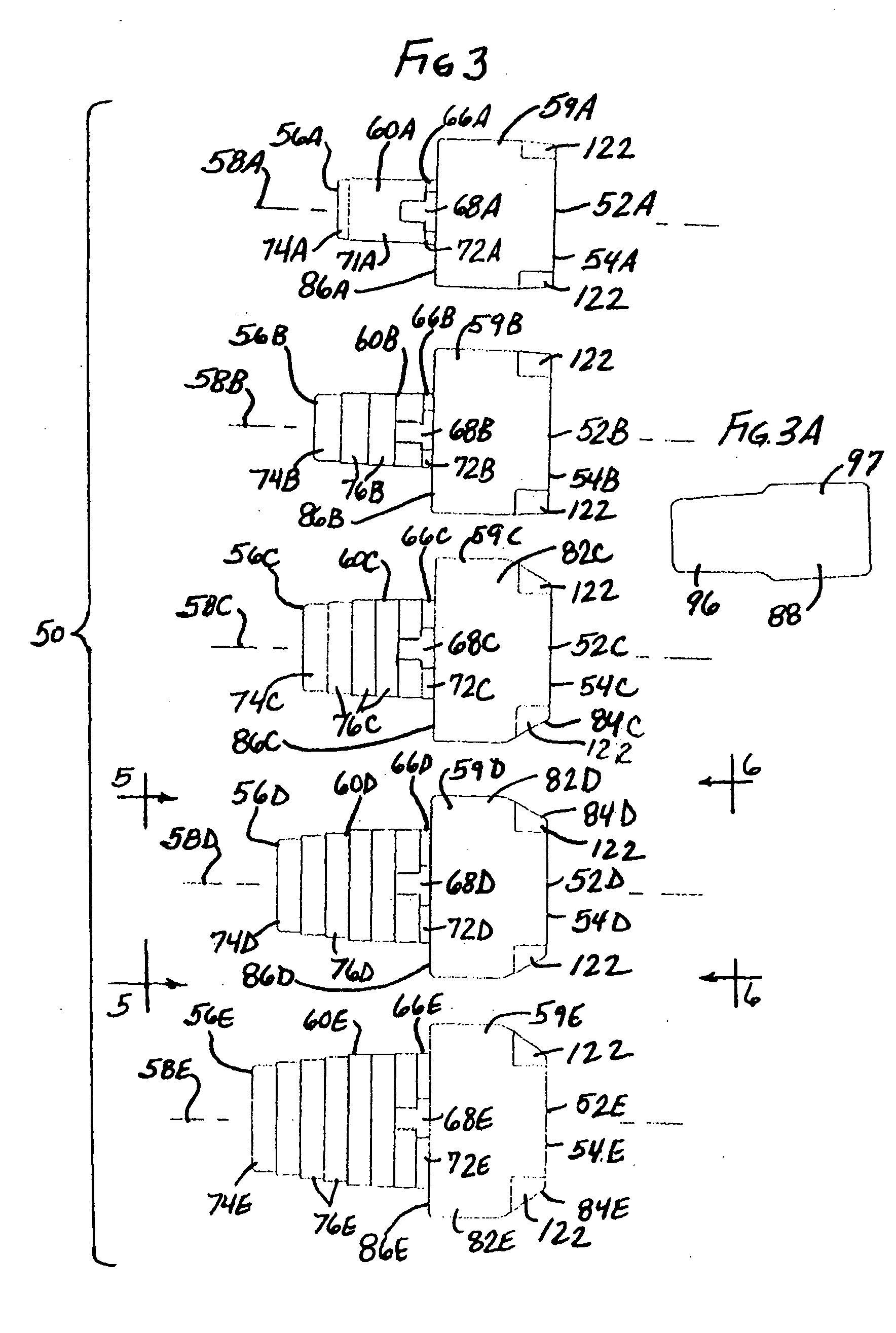 Modular implant system and method with diaphyseal implant and adapter