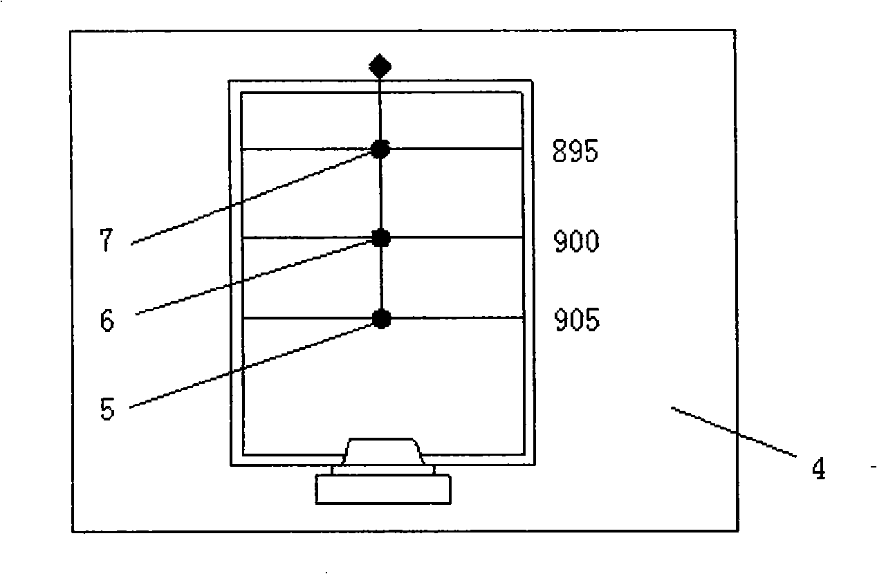 High temperature furnace capable of displaying and controlling flat-temperature zone