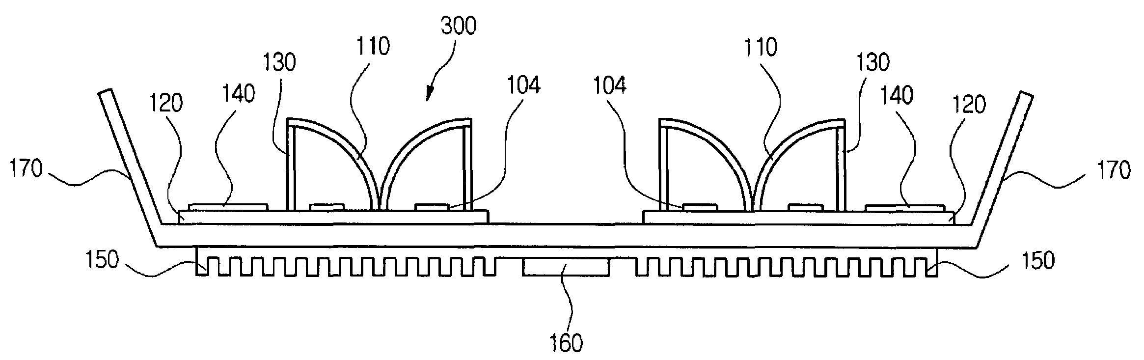 Light-emitting module and backlight unit having the same