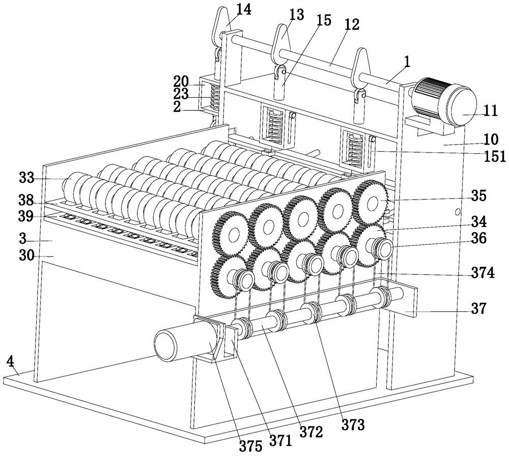 Plastic woven bag recycling and reusing processing process