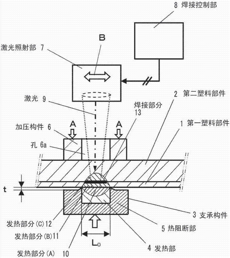 Laser welding apparatus and laser welding method