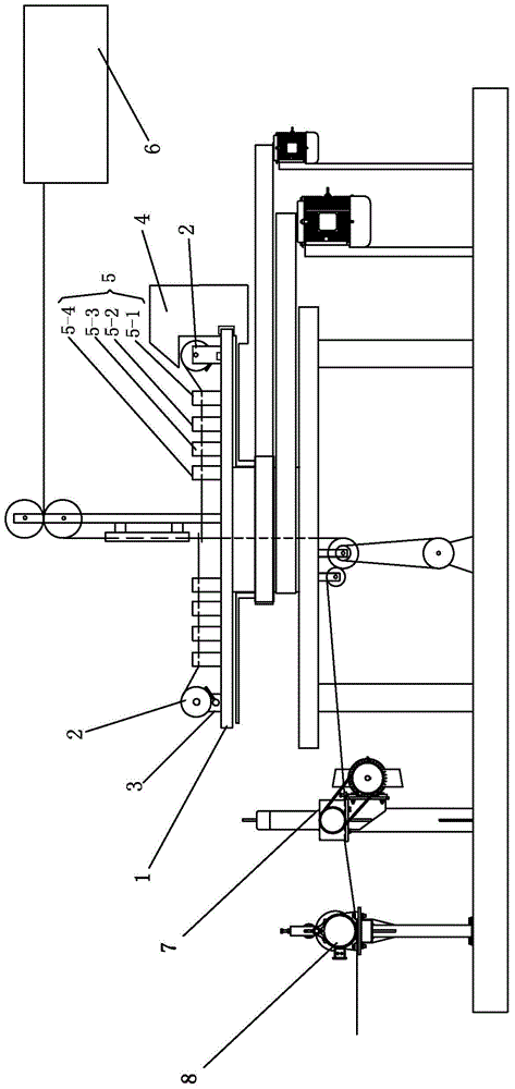 A working method of a weaving tissue woven machine
