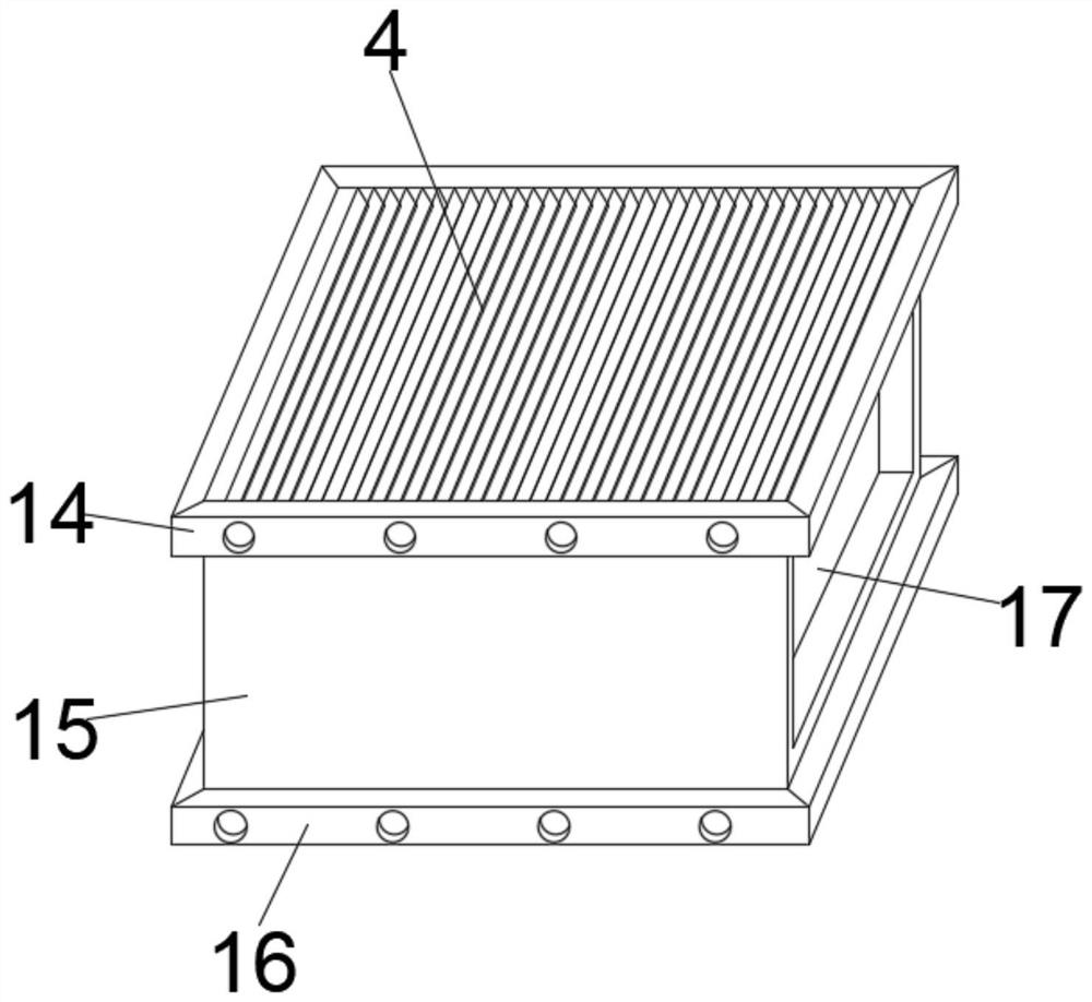 Online dust removal device for curing oven