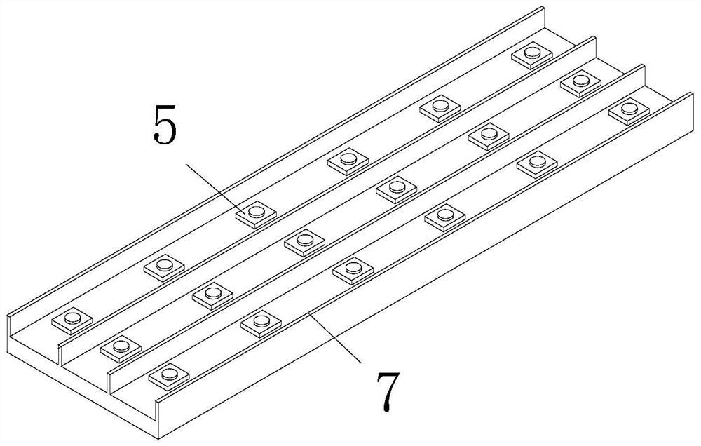 Structure for enhancing transverse connection of hollow slab beams through steel hoops