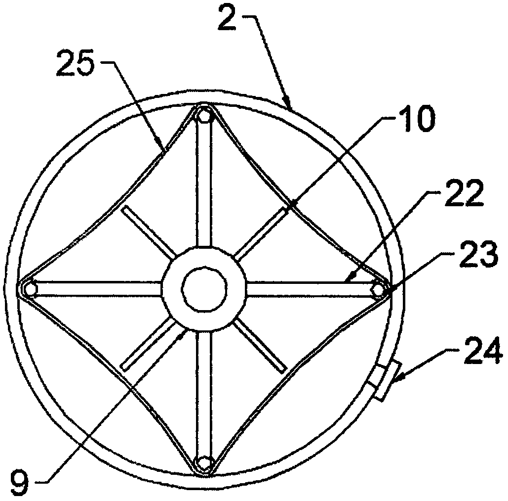 Apparatus used for uniformly mixing trace reagent and macro material in production of modified starch