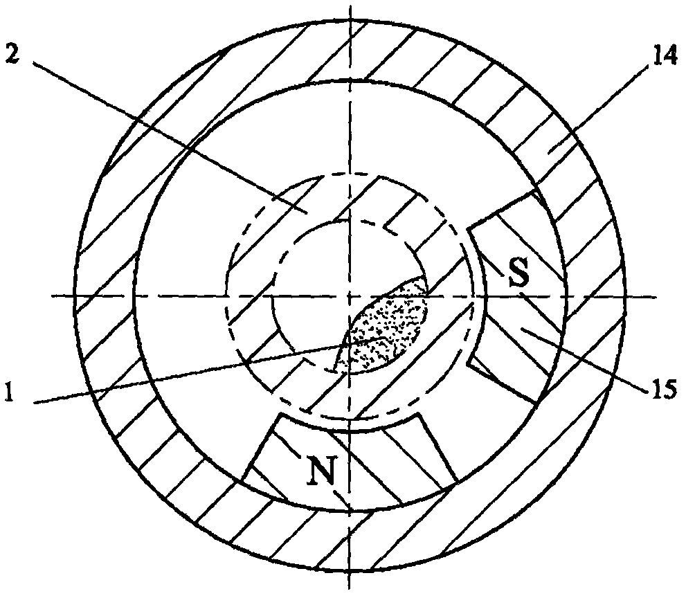 Device and method for finishing and processing surface of viscoelastic and magnetic abrasive tool