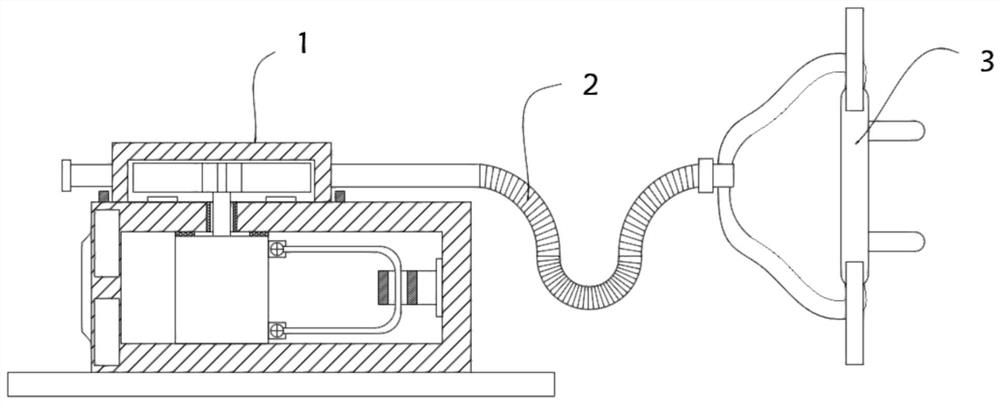 A breathing stop alarm device