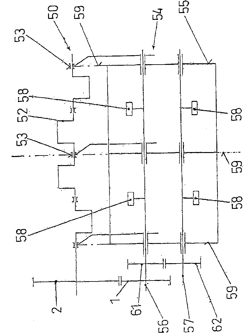 Engine auxiliary drive for a motor vehicle with a toothed-gear drive