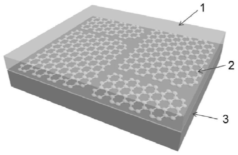 A method for stripping polyimide film based on multilayer graphene as sacrificial layer