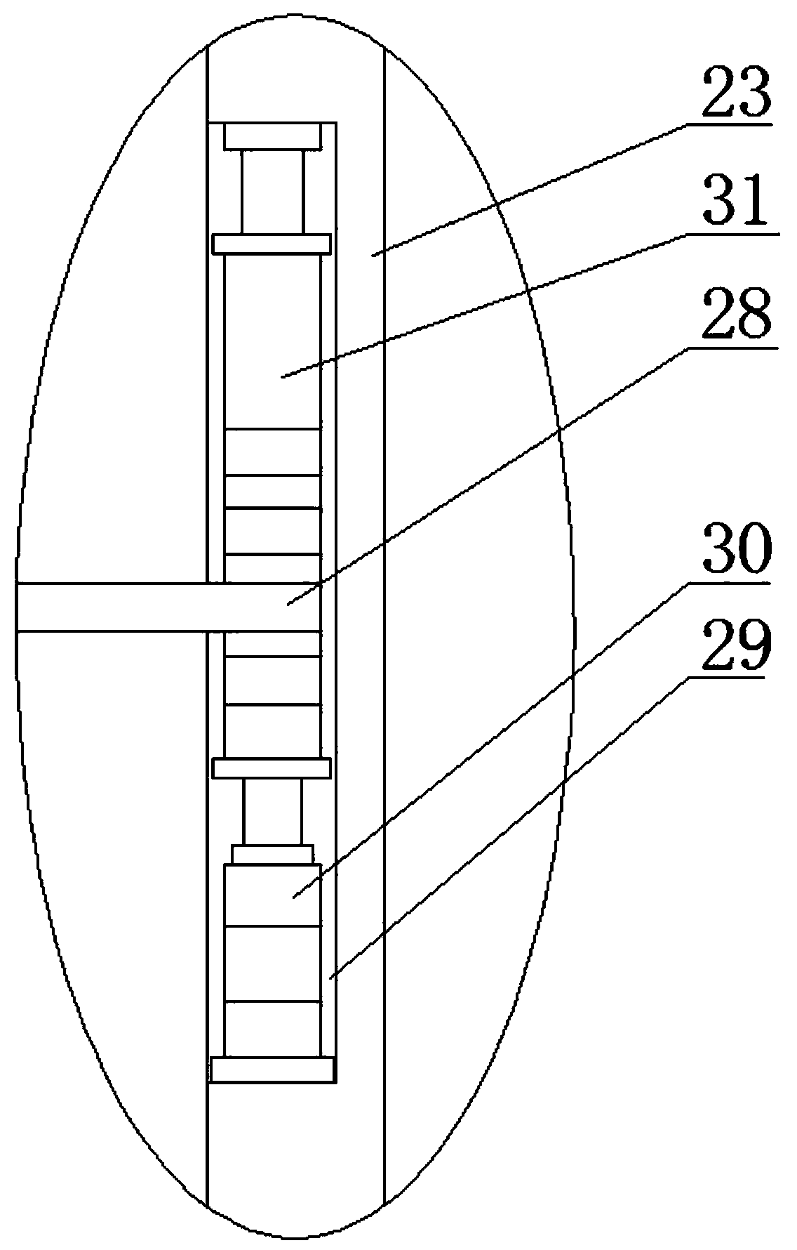 A blueprint display device for mechanical design