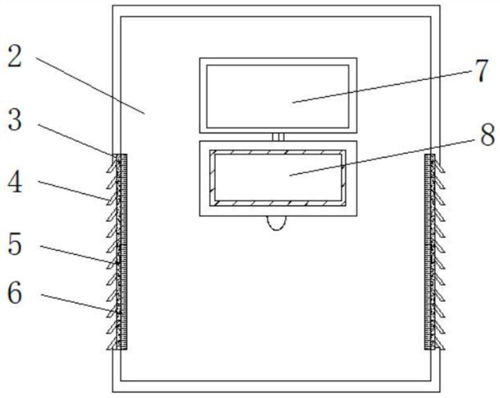 Computer printing equipment with dustproof structure