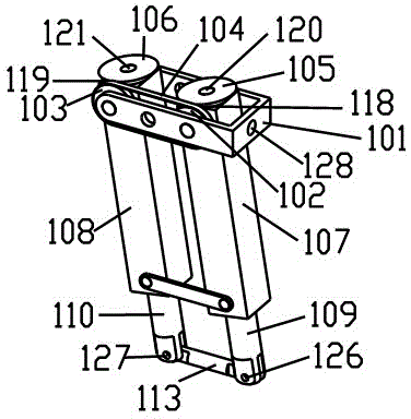Holosymmetric belt-driven electric cylinder three-dimensional translational motion mechanical hand