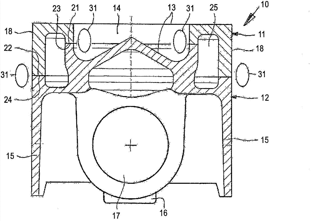 Method for producing a piston for an internal combustion engine and piston for an internal combustion engine