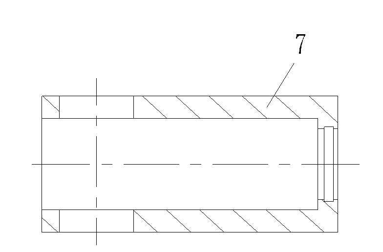 Device for preventing elongated piston rod from bending deformation during medium and high frequency quenching