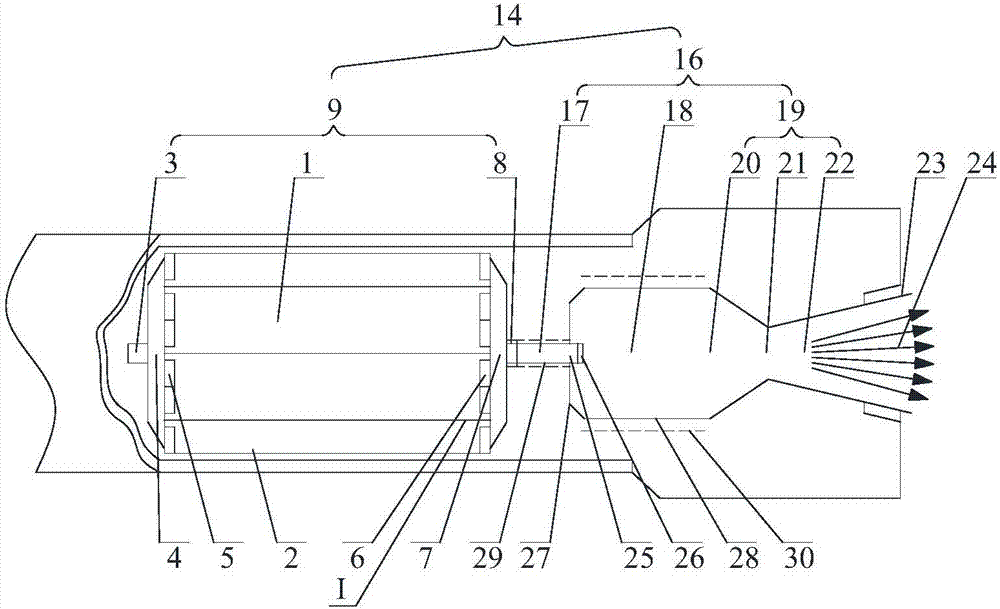 System and method using compressed air as force source, aircraft
