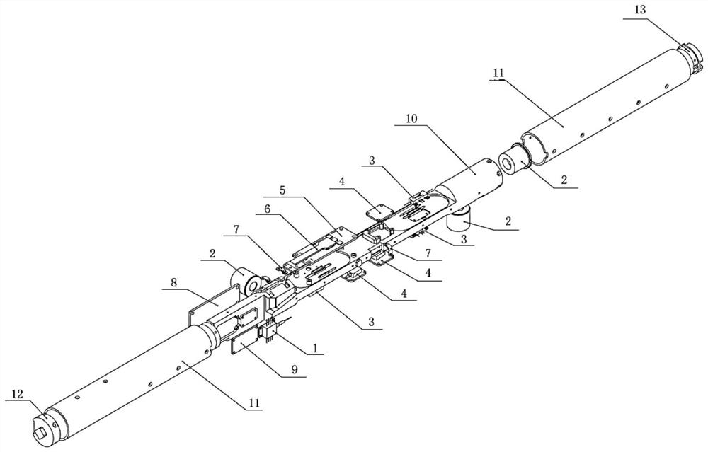 Subminiature three-axis fiber-optic gyroscope attitude measurement system