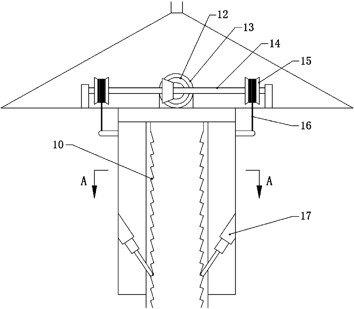 Liftable outdoor video monitoring device based on internet of things