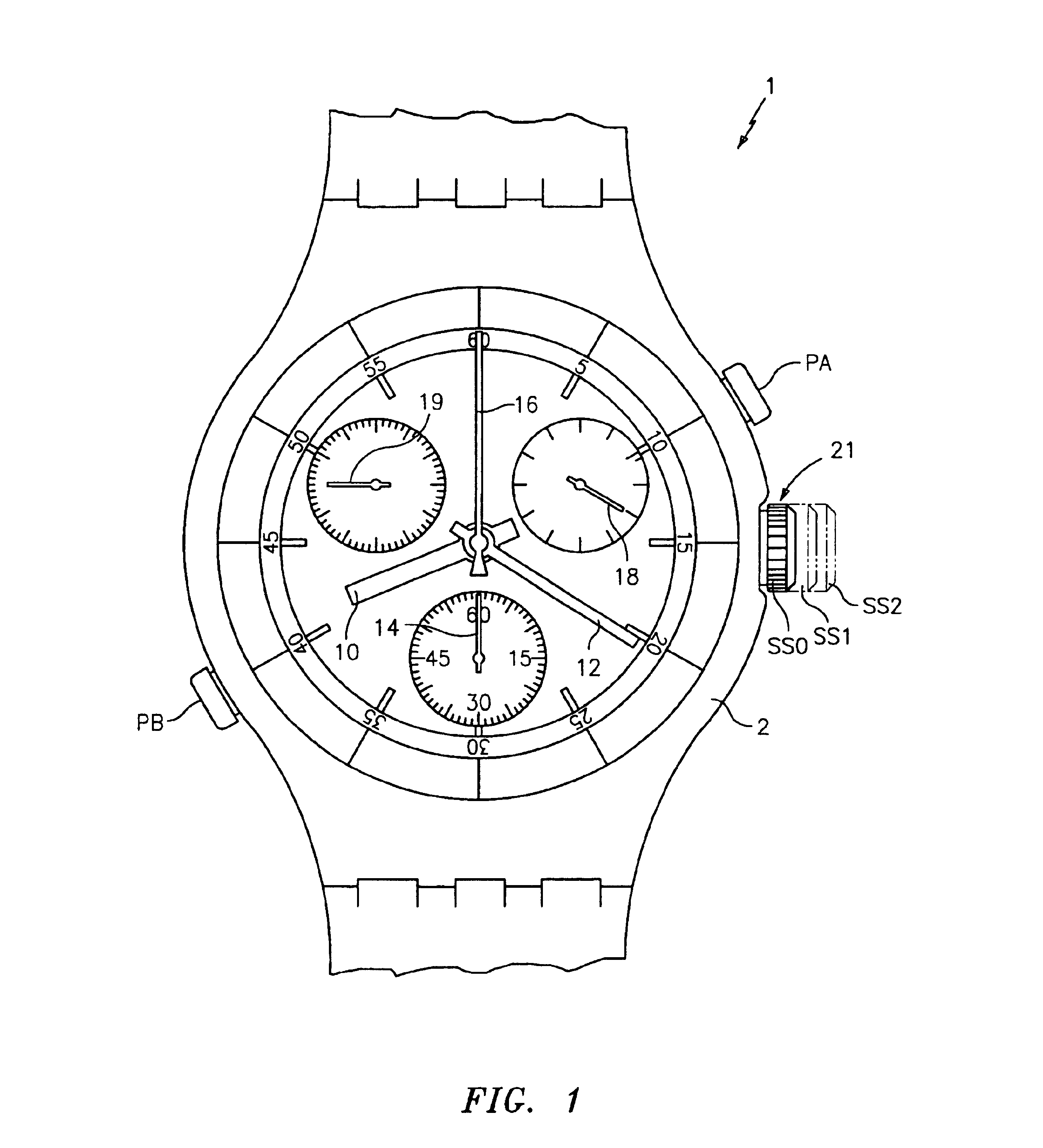 Mode selecting assembly for a timepiece