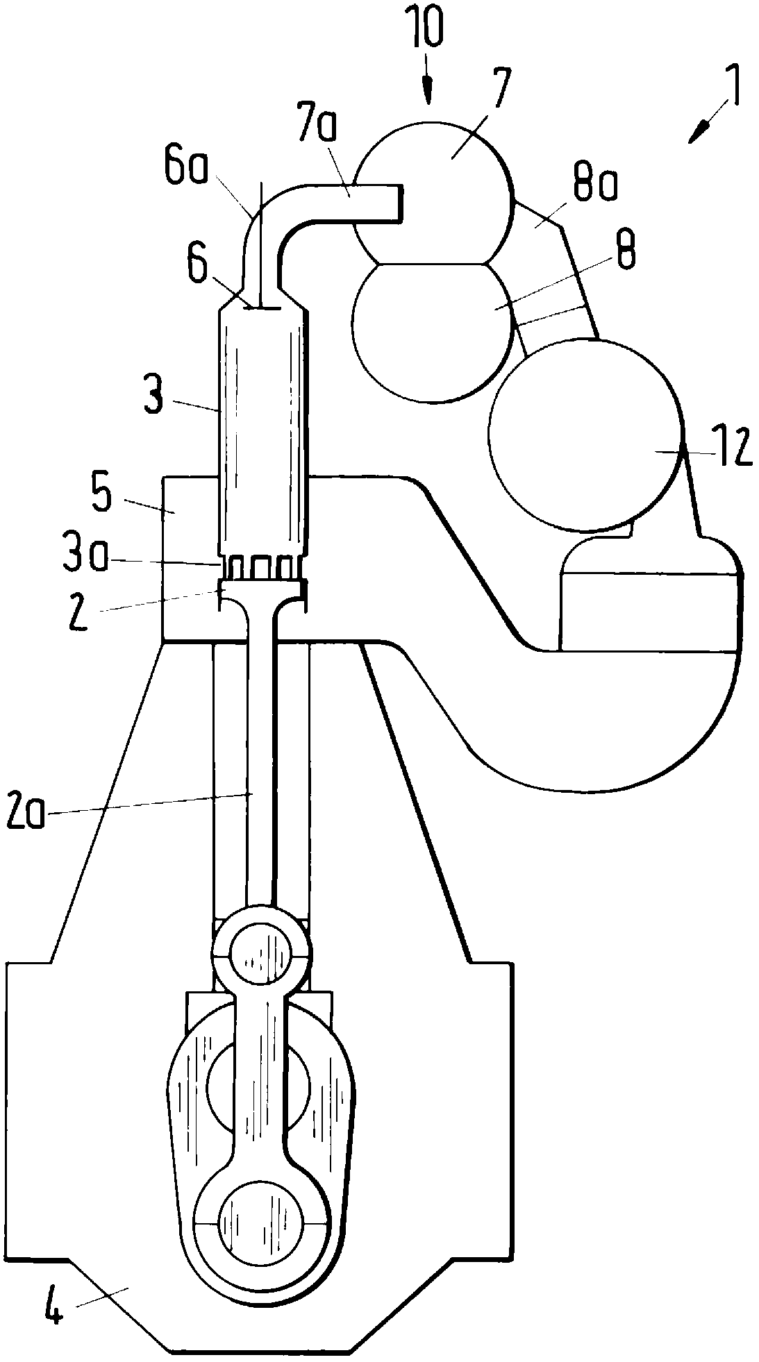 Device and method for treating waste gas