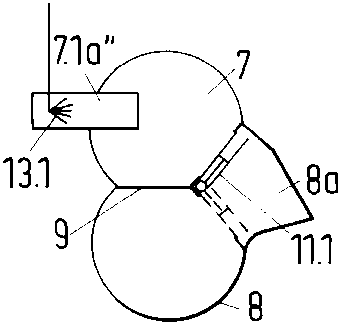 Device and method for treating waste gas