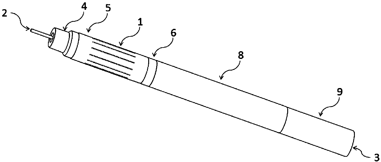 Trestle-type down-hole flow self-adaptive liquid-liquid separation device