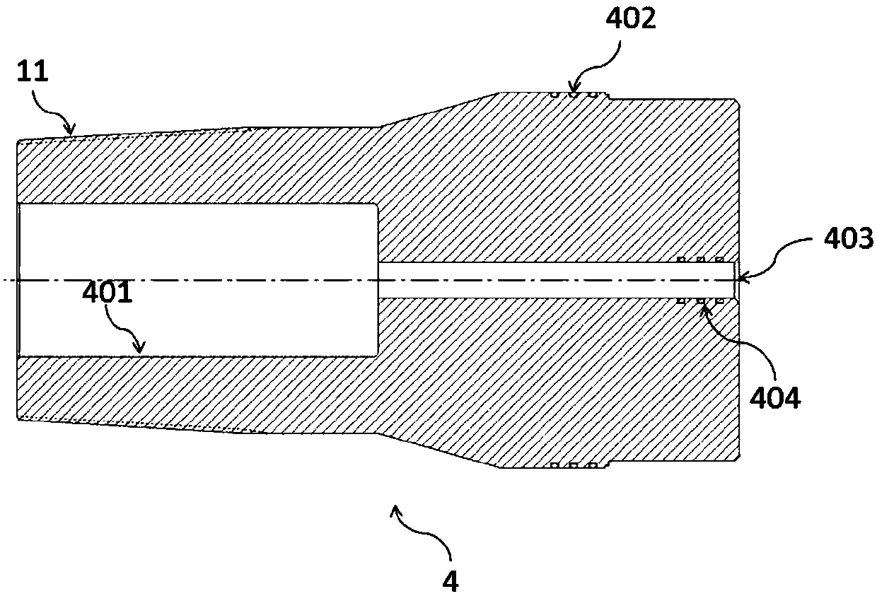 Trestle-type down-hole flow self-adaptive liquid-liquid separation device