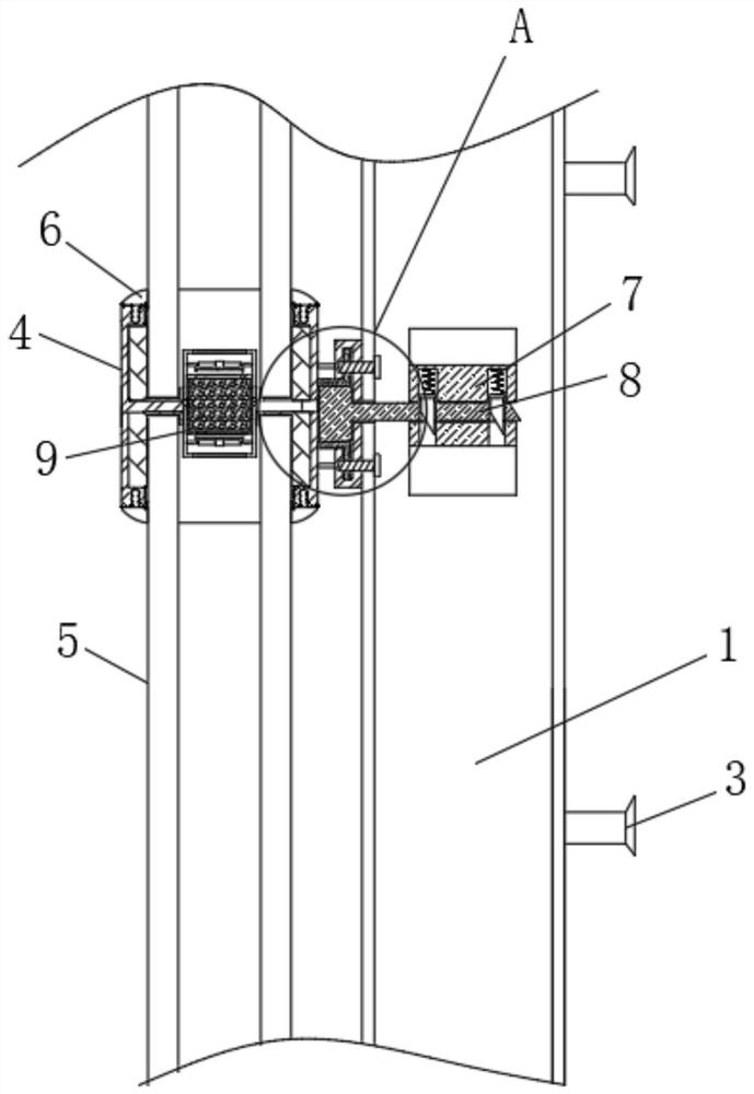 A kind of prefabricated curtain wall panel unit and curtain wall panel construction method