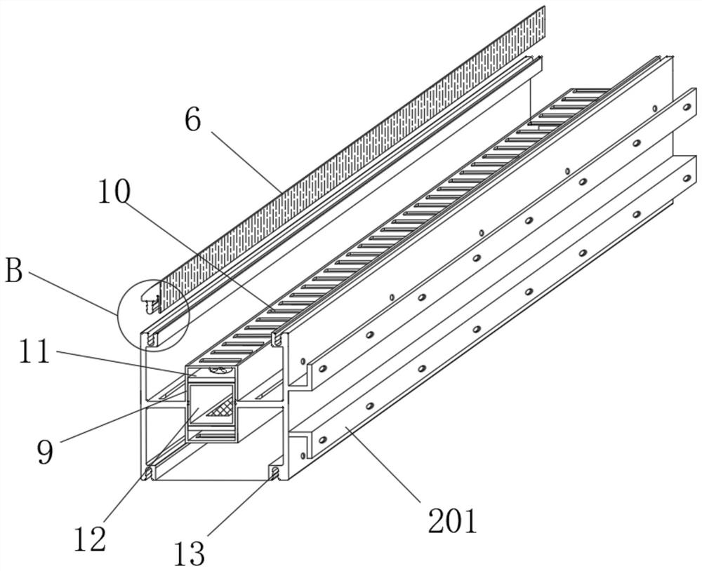 A kind of prefabricated curtain wall panel unit and curtain wall panel construction method