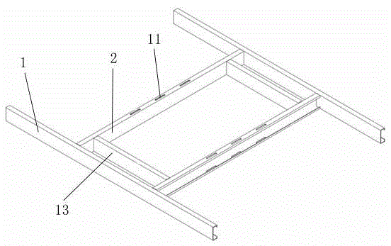 Floating out-roof hole component for metal roof plate and mounting method of component