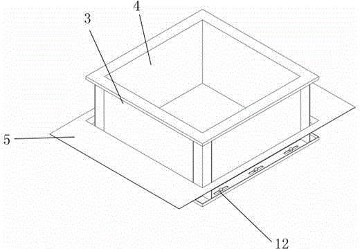 Floating out-roof hole component for metal roof plate and mounting method of component