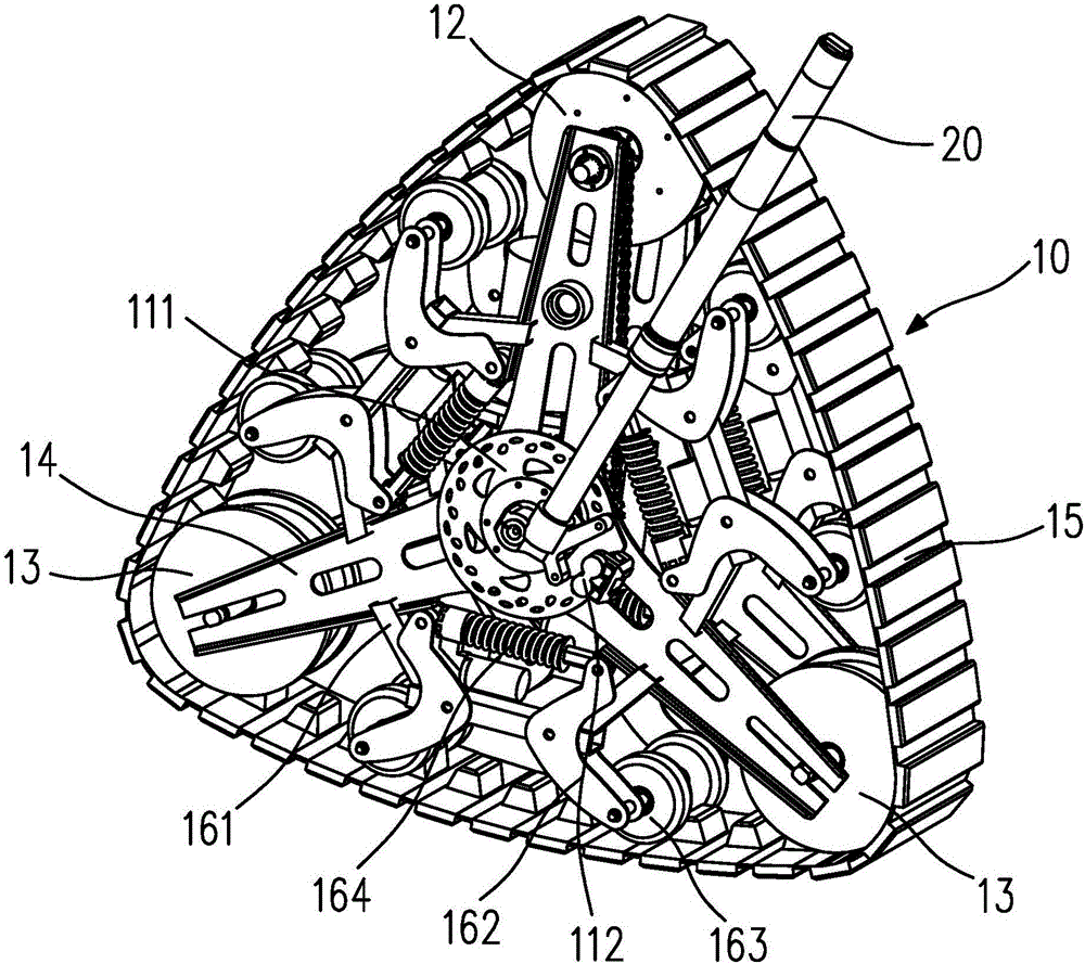 All-terrain composite walking mechanism