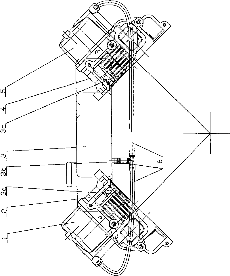 Crankcase ventilation apparatus of V-type engine