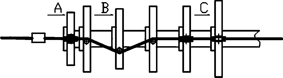 Horizontal adjustment stranded wire pre-twisting device and method thereof