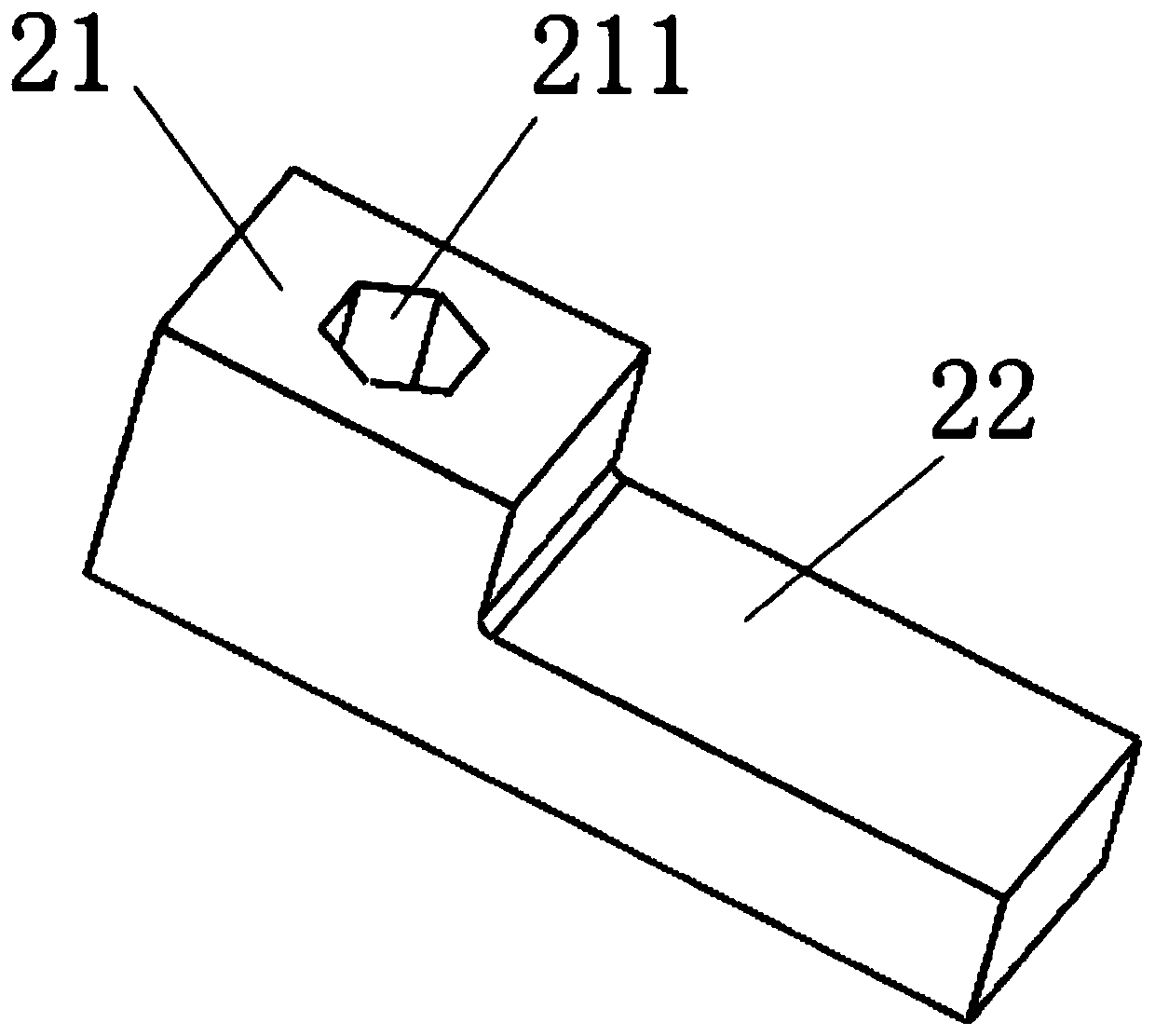 Steel-concrete composite beam connecting piece, steel-concrete composite beam and manufacturing method thereof