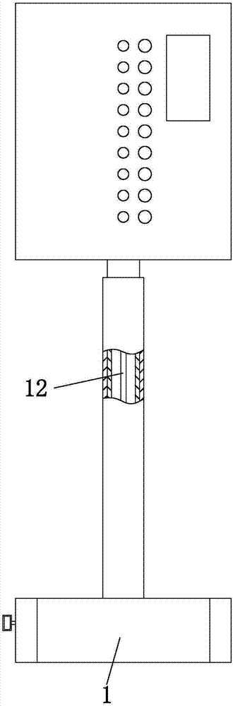 Alarm device for mobile electric vehicle charging pile