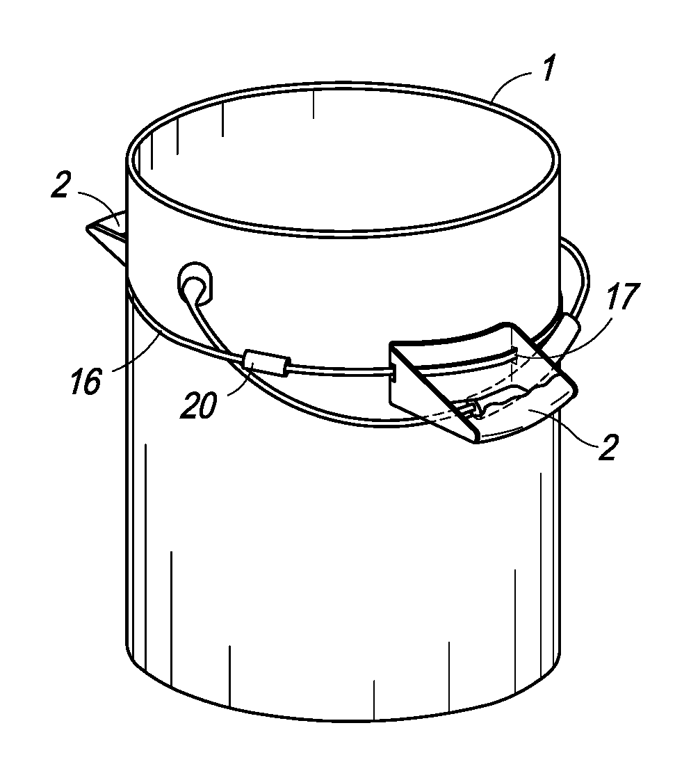 Bucket Holding and Tipping Device